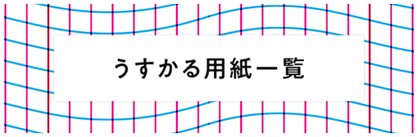 うすかるイチオシ用紙